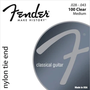 Fender 100 cuerdas de guitarra clásica de tensión media 28-43 nuevo juego completo de cuerdas (6) - Imagen 1 de 1