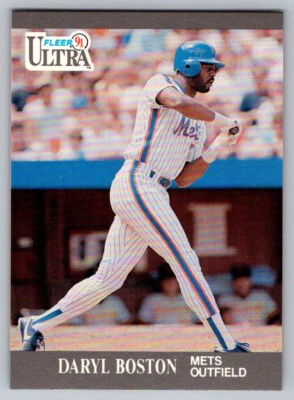 1991 Ultra Fleer # 211 - Daryl Boston - New York Mets - Image 1 of 2