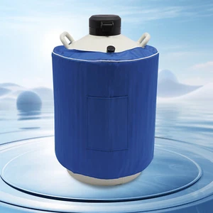 30L Liquid Nitrogen LN2 Storage Tank Container Cryo Dewar w Canisters Strap - Picture 1 of 9