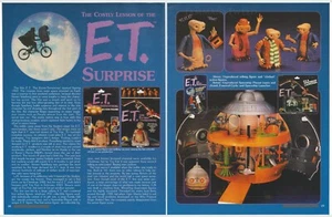 E.T. The Extra-Terrestrial Unproduced Toys - Vintage 90s Print Advertisement - Bild 1 von 1