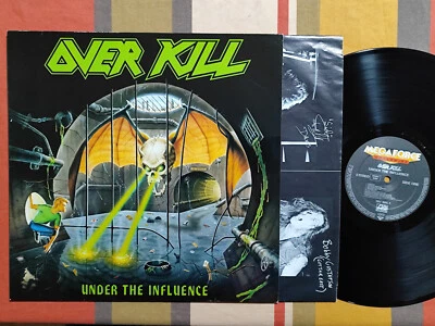 33T OVER KILL - UNDER THE INFLUENCE - MEGAFORCE 781 865 GERMANY - 1988 - Photo 1/2
