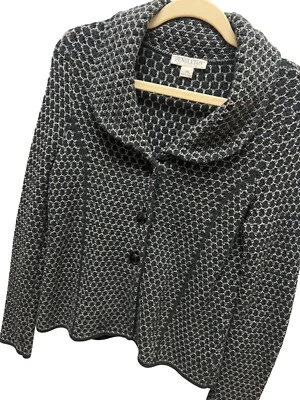 Pendleton Vintage Y2K Gray Wool Cableknit Cardigan - Image 1 of 4