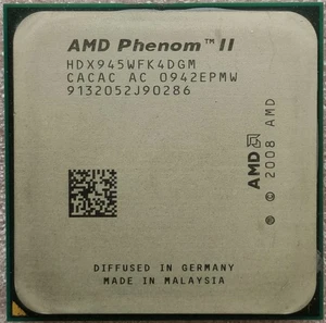 AMD Phenom II X4 945 Socket AM3 CPU Processor 3.0Ghz Quad Core Desktop - Picture 1 of 2