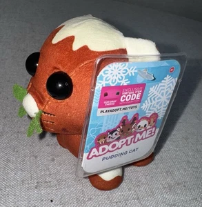 Adopt Me Pudding Cat Plush Toy Exclusive Virtual Code 4.5"-5" Stuffed Animal - Picture 1 of 5