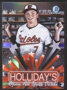 Bowman Jackson Holliday Hobby Stars 2025 #HS-2 Baltimore Orioles - Imagen 1 de 2
