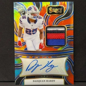 2024 Panini Select #RSM-DHY Daequan Hardy Rookie Patch Auto  Tie-Dye Prizm #/25 - Picture 1 of 2