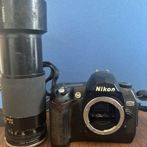 Nikon D70 DSLR Camera with Tamron Macro Lens Set Used - Picture 1 of 3