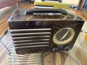 Vintage Emerson 400 Patriot in braun Catalin Röhrenradio selten! - Bild 1 von 8