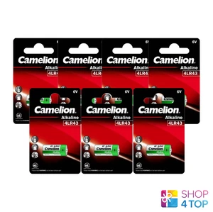 7 Camelion 4Lr43 Alkaline Batteries Special For Camera Px27 6V NEW - Picture 1 of 1