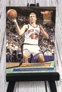1992-93 Ultra Rookie RC #318 Eric Anderson New York Knicks Basketball Card - Picture 1 of 4