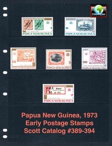 1,5x $3,00 Scott Value - 1973 PAPUA NUOVA GUINEA primi francobolli copertine CV MNH NH UMM - Foto 1 di 4