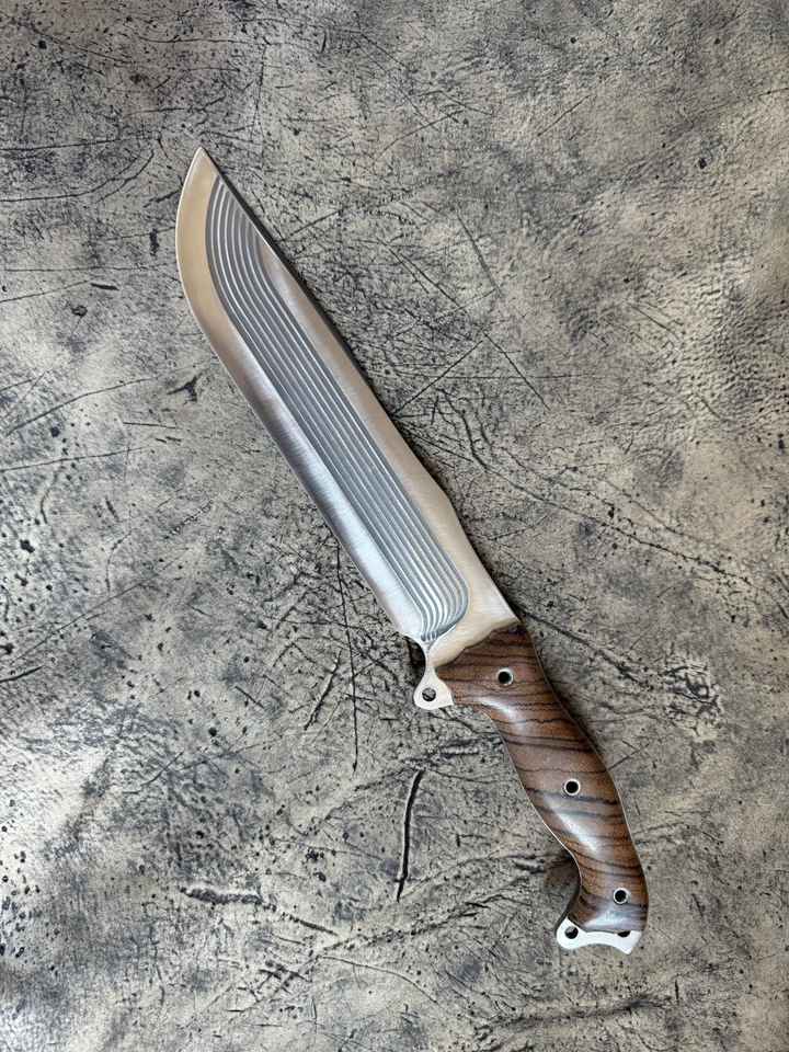 "Mango de madera de cebra hoja INFI Busse Combat CGFBM .24""" Foto 1 de 3