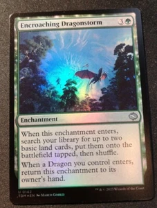 Encroaching Dragonstorm - Foil - TDM - MTG - EN - NM - 0142 - Picture 1 of 1