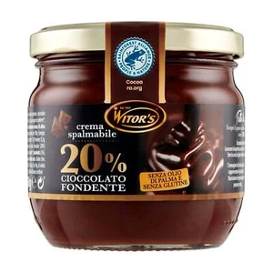 CREMA SPALMABILE CIOCCOLATO FONDENTE WITOR'S LA FONDENTE 360 GR NUTELLA GLUTEN F - Foto 1 di 1
