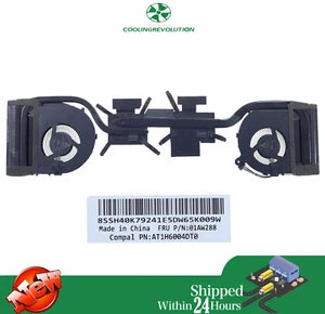 Laptop CPU Heatsink Fan for Lenovo ThinkPad E560P 01AW287 01AW288 - Picture 1 of 2