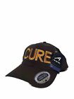 NWT Ahead CURE Gray Adjustable Golf Hat Embroidered
