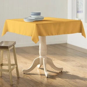LA Linen Polyester Poplin Square Tablecloth, 52 by 52-Inch. Made in USA - Picture 1 of 78