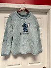 Disney Stitch Ohana Teal Teddybear Sweatshirt sz XL
