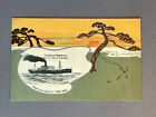 Steamship Suwa Maru, Nippon Yusen Kaisha, Beautiful Japanese Art, ca 1910