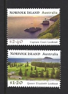 Australia 2023 Capitano Cook E Regina Elisabetta Lookouts Intatto come Nuovo MNH - Foto 1 di 1