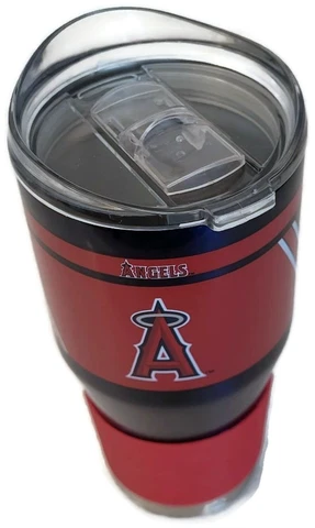 LOS ANGELES ANGELS 24oz. BOELTER BRANDS 8" METAL TUMBLER FOR COLD & HOT DRINKS Cover