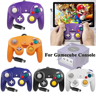 1/ 2 Pack Wired Controller Gamepad Joystick for Nintendo GameCube NGC GC Console - Image 1 of 4