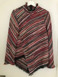 Rodebjer Damen Gr. M Baumwollgewebe Mehrfarbig Tunika Langarm Attrappe Schildkröte - Bild 1 von 9