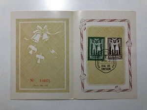 1947 Argentina Folder Booklet Libretto Numerato Numbered Mondial Peace Pace - Picture 1 of 2