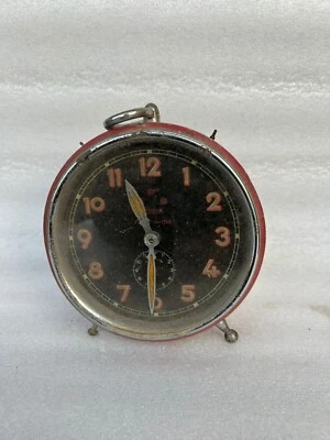 Antique Old Iron Table Alarm Watch Old Morning Alarm Watch Made In German - Image 1 of 4