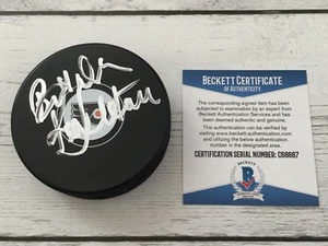 Ron Hextall Signed Autographed Philadelphia Flyers Hockey Puck Beckett BAS COA a - Picture 1 of 2