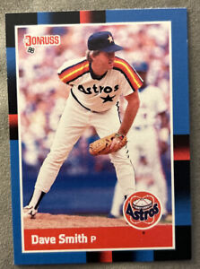 1988 Donruss Dave Smith Baseball Card #410 Astros Pitcher HOF Mid-Grade O/C