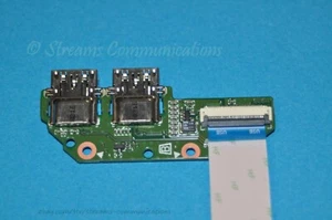 HP 15-ef0010ca 15-ef0xxx 15-ef0008ca Laptop Dual USB Port Board w Power Button - Picture 1 of 6