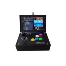 Original 3D pandora 6 1300 games in 1 mini arcade game machine with 10 inch LCD 