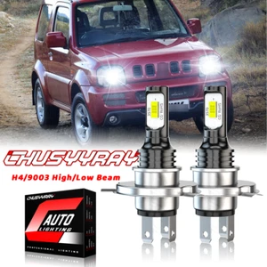 Kit de conversión de bombillas de faros LED blancas 6000K para coche SUZUKI JIMNY 1998-2018 H4 - Imagen 1 de 12