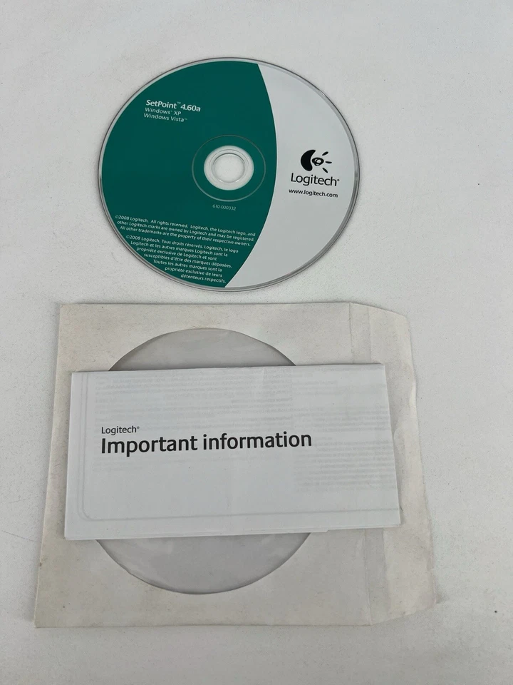 Disco Logitech SetPoint 4.60a para Windows XP Windows Vista Foto 1 de 3