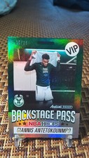 2020-21 Hoops Backstage Pass Holo Artist Proof Giannis Antetokounmpo 15/25 MVP