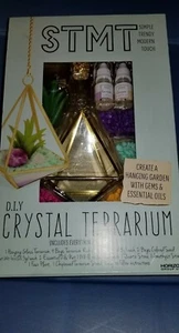 STMT New DIY Crystal TERRARIUM KIT Hanging Garden w/ Gems Oils horizon group - Picture 1 of 2
