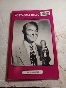CHUCK SCHADEN'S NOSTALGIA DIGEST AND RADIO GUIDE Feb-March 1986 - Picture 1 of 4