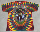 Chemise vintage Bob Marley homme XL cravate teinture reggae fabriquée aux États-Unis graphique rare années 90