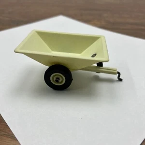 White Lawn Cart Trailer for ERTL Cub Cadet Lawn Mower Tractor Scale Model Part - Picture 1 of 7