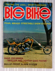 BIG BIKE JUNE 1972 MAGAZINE CUSTOM STREET CHOPPERS SPORTSTERS HONDAS HARLEYS - Foto 1 di 3