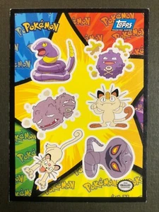 1998 Topps Pokemon Sticker Card2 Nice! - Picture 1 of 6