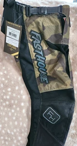 Fasthouse Grindhouse Camo Youth Racing Pants Y22 New with Tags Free Shipping - Picture 1 of 12