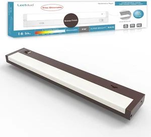 LED under Cabinet Lighting Hardwired or Plug In, 16 Inch 8W, Dimmable 5 Color 27 - Picture 1 of 12