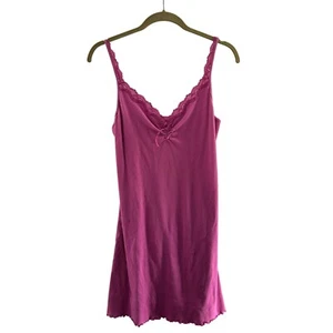 Secret Treasures Pink Lace Trim Sleepwear Camisole Size M (8/10) Soft Stretch a - Picture 1 of 11