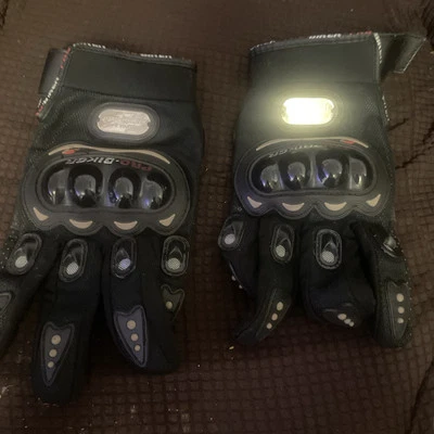 Guantes moto cuero Foto 1 de 4