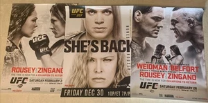 UFC 18x24 Poster Lot 3 RONDA ROUSEY Amanda Nunes Vitor Belfort Weidman 207, 194 - Bild 1 von 5