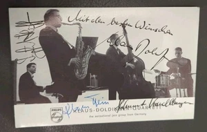 Klaus Doldinger Quartett original signierte Autogrammkarte,autograph,Jazz,Tatort - Picture 1 of 2