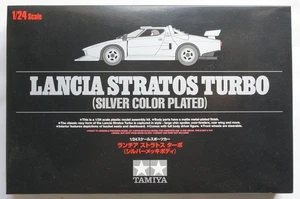 TAMIYA 1/24 Lancia Stratos Turbo Silver color plated #25418 model kit - Picture 1 of 9