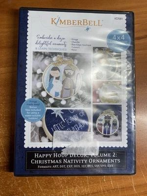 Kimberbell Happy Hoop Decor Volume 2: Christmas Nativity Ornaments CD-ROM - image 1 of 2